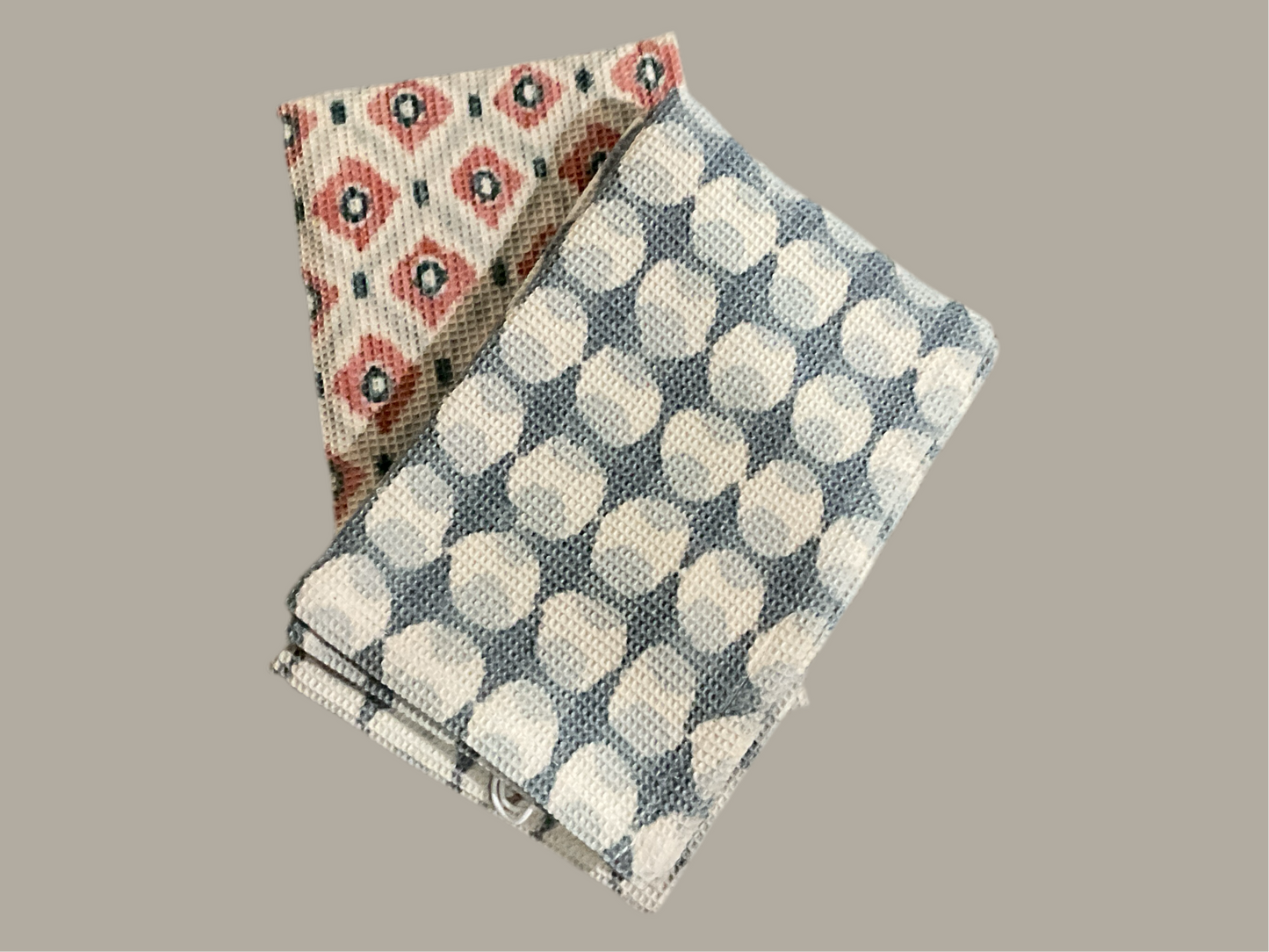 Patterned Waffle Towel
