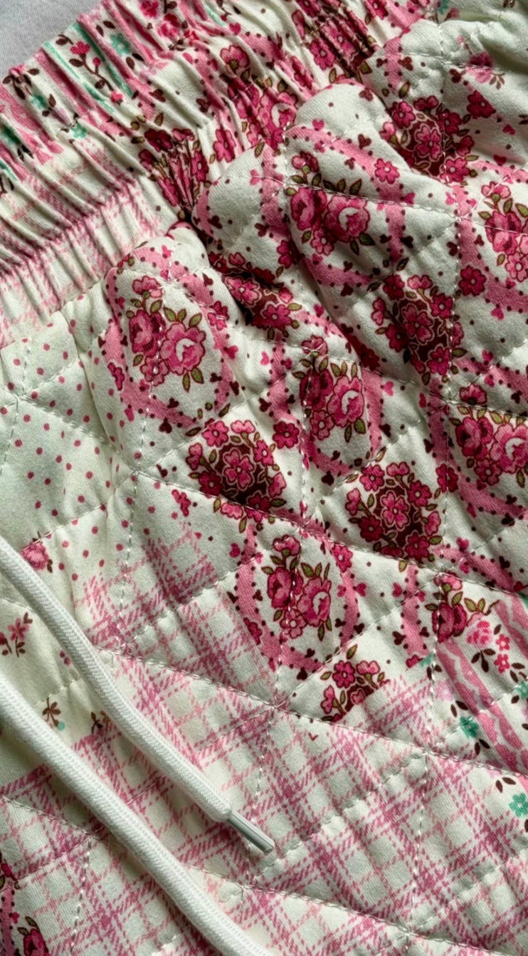 Patchwork Hoodie Set