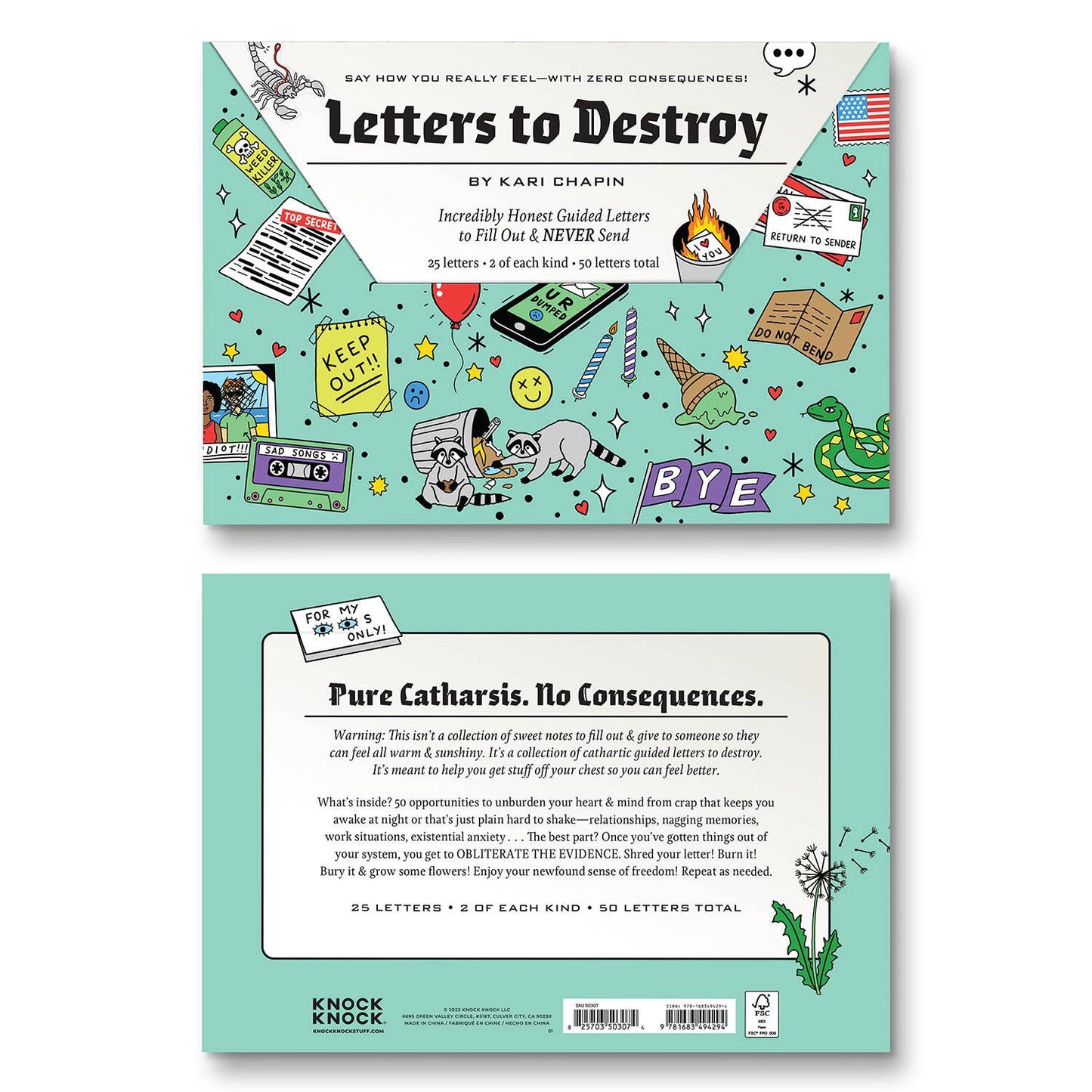 Letters to Destroy Journal