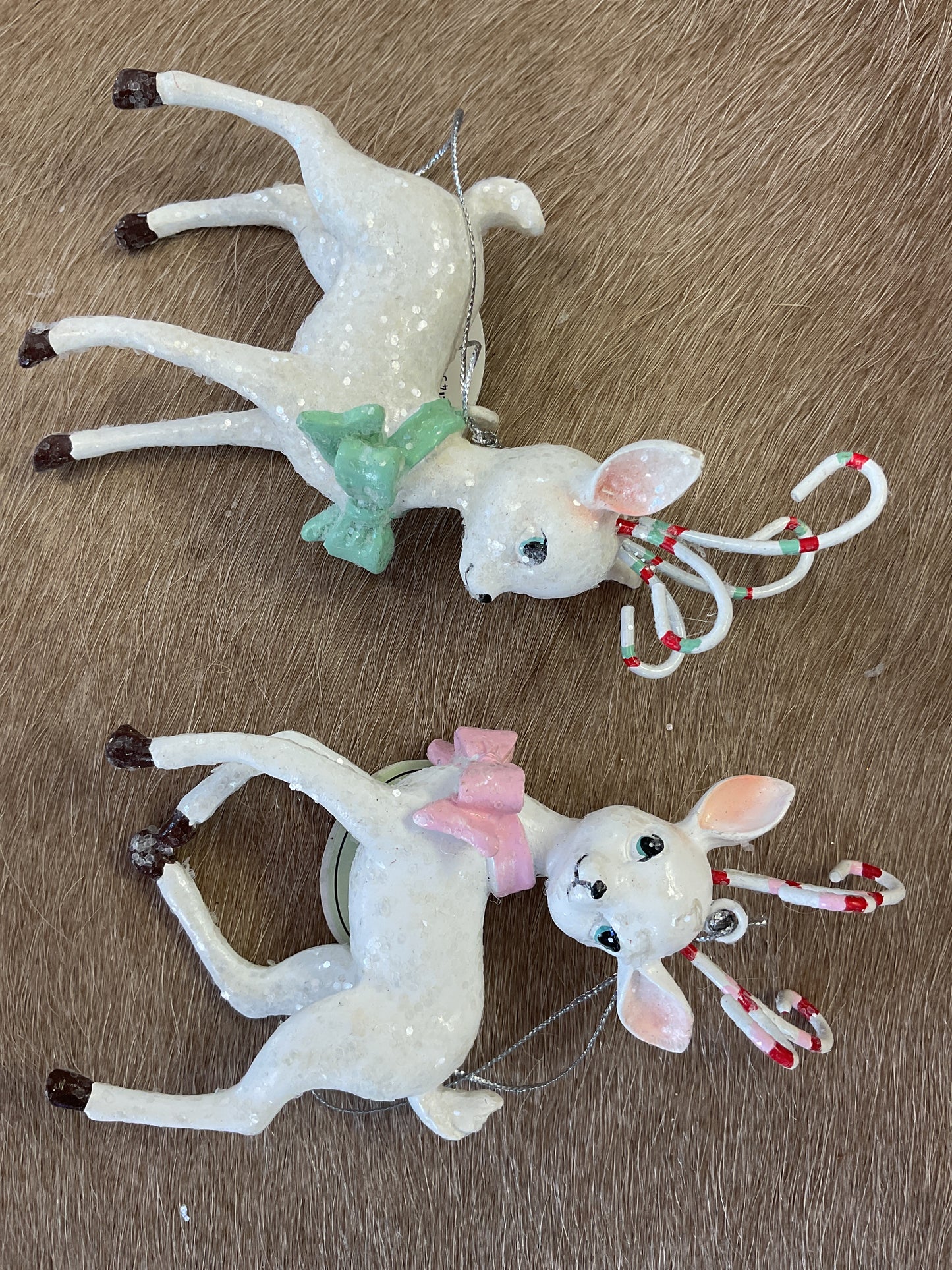 Candy Deer Ornament
