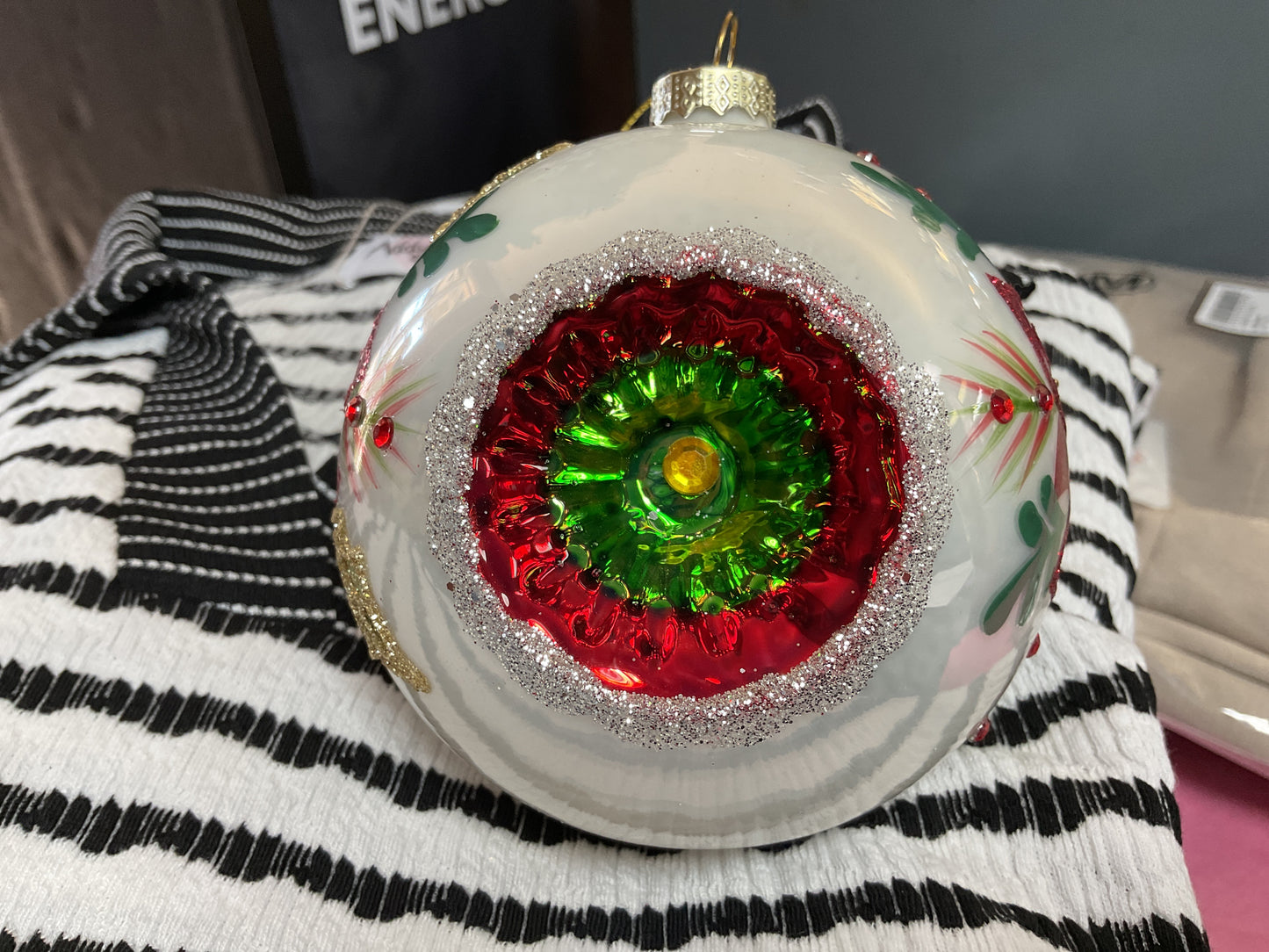 Retro Poinsettia Ball