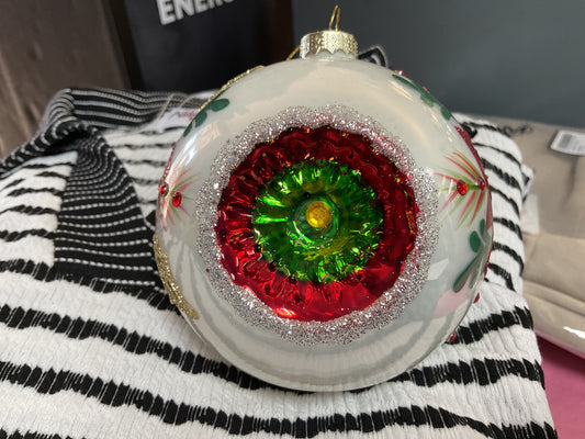 Retro Poinsettia Ball