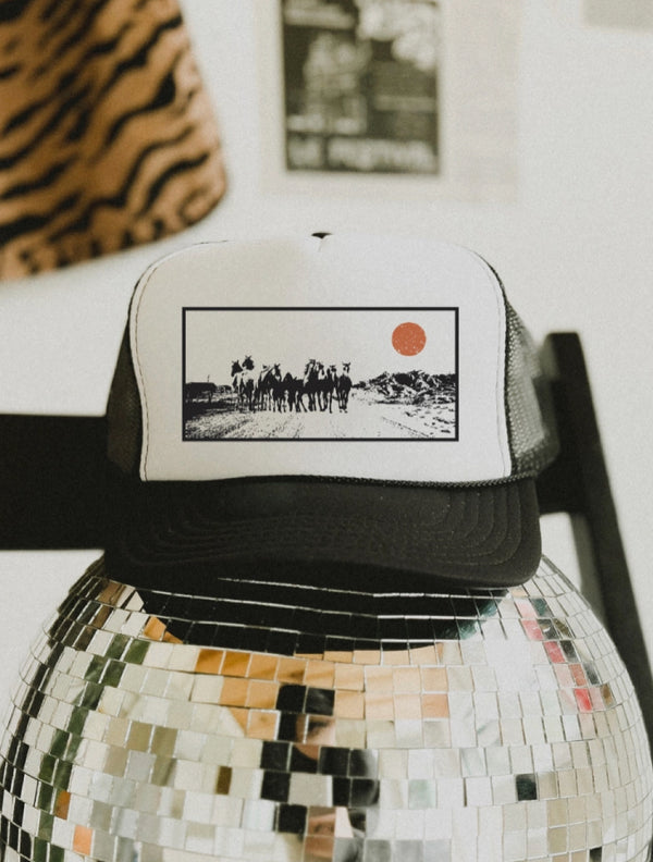 Horses Trucker Hat