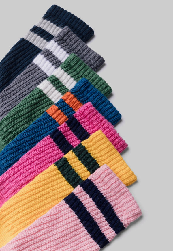 Retro Double Stripe Sock