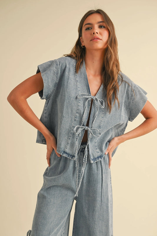 Front Tied Blouse