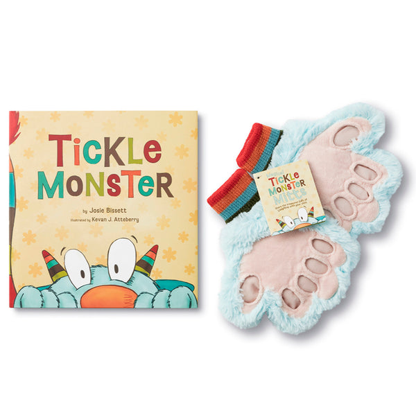 Tickle Monster Book/Mitts Set