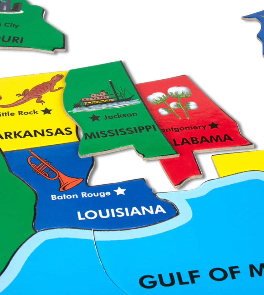 USA Map Floor Puzzle