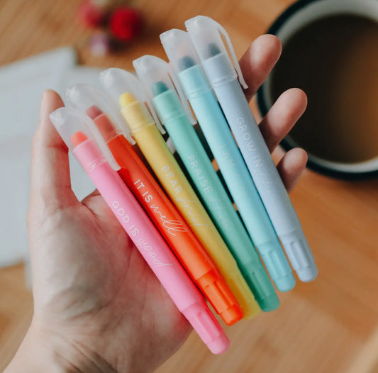 Pastel Bible Highlighter Set
