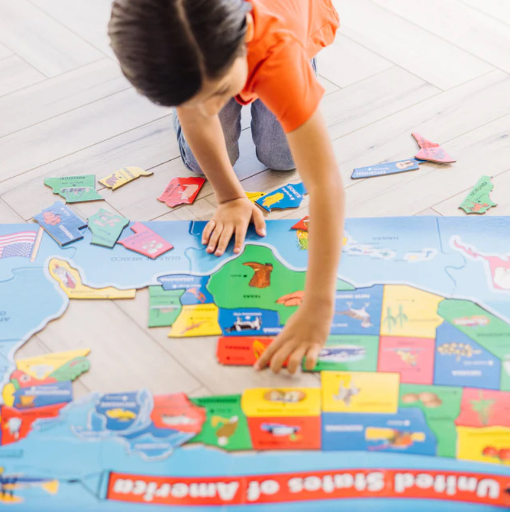 USA Map Floor Puzzle