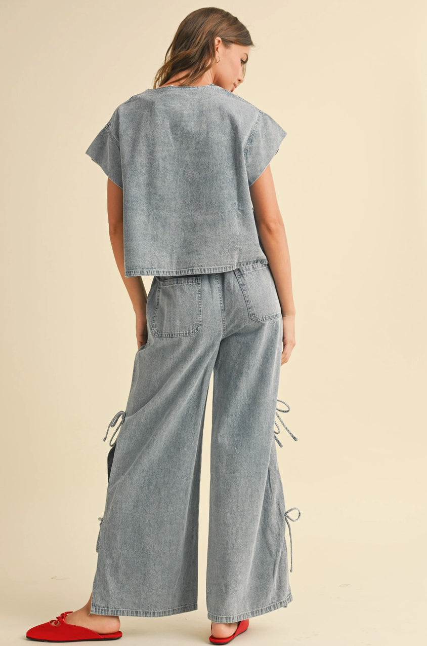 Front Tied Blouse