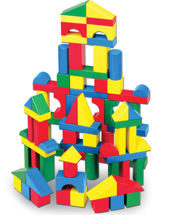 100 Piece Wood Block Set