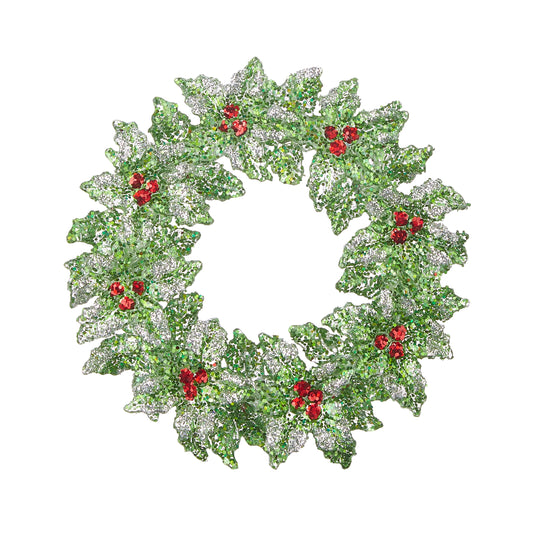 Glittered Wreath Ornament
