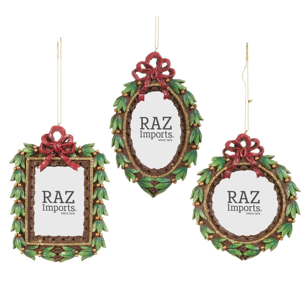 Frame With Bow Ornament