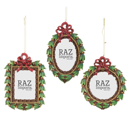 Frame With Bow Ornament