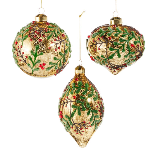 Holly Berry Ornament