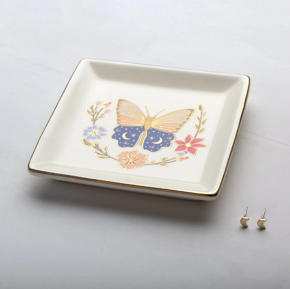Jewelry Dish & Studs Set