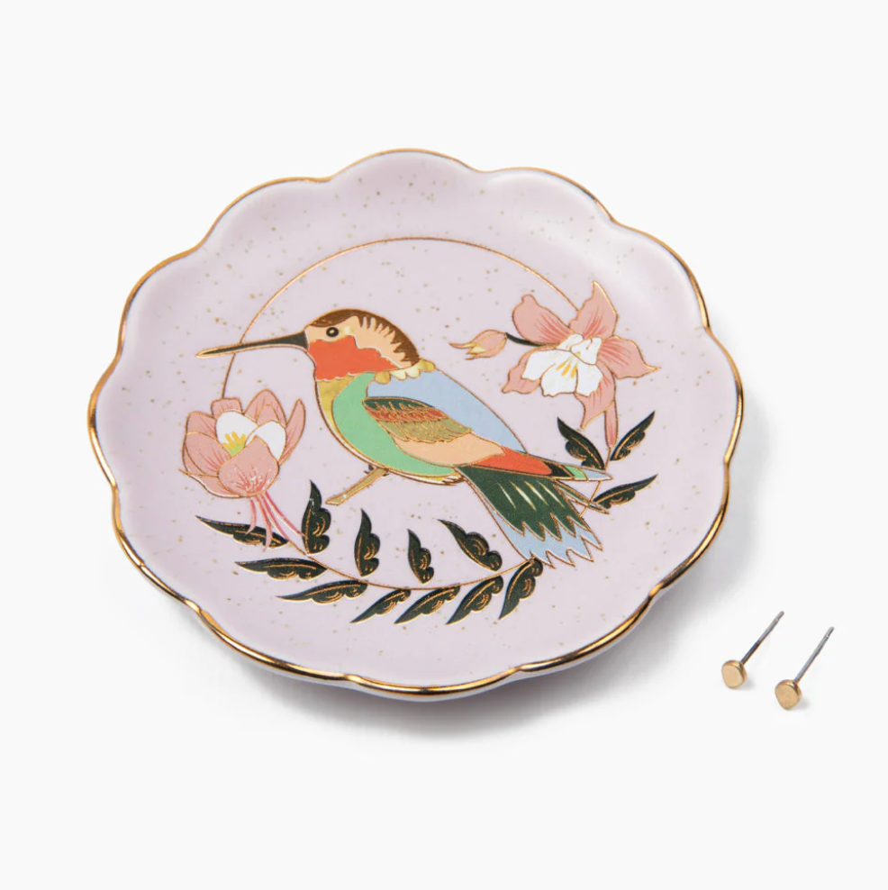 Jewelry Dish & Studs Set