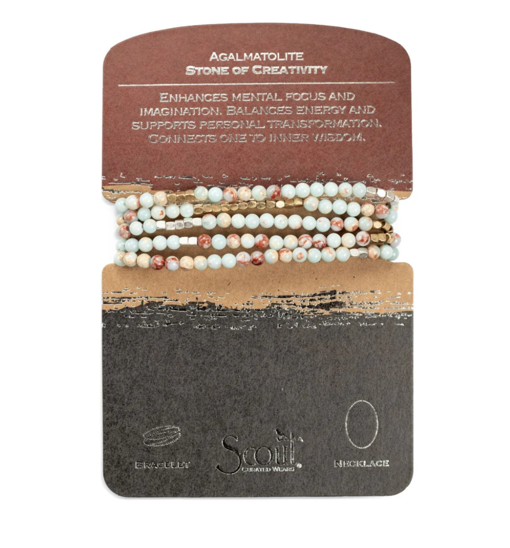 Stone Wrap Necklace/Bracelet