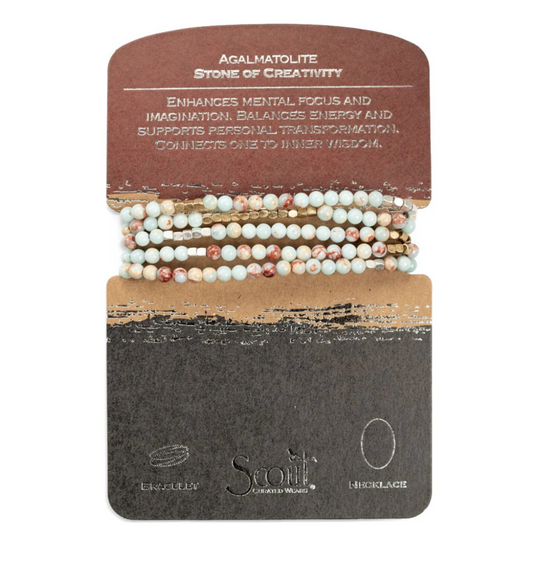 Stone Wrap Necklace/Bracelet