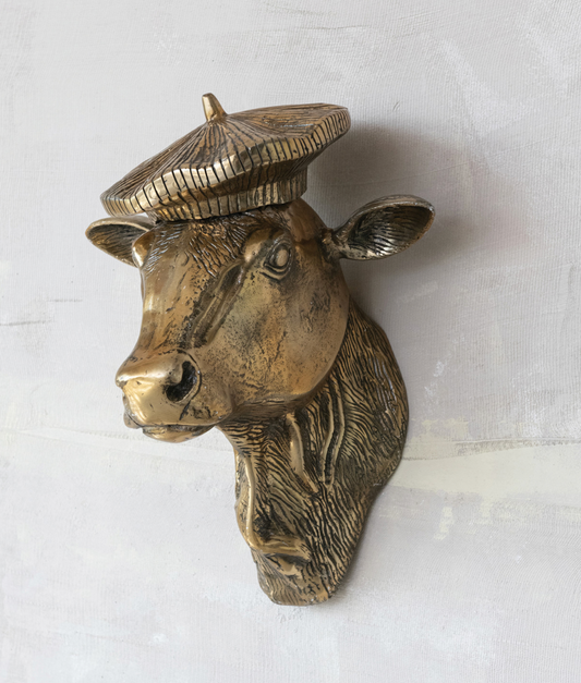 Gold Cow Head