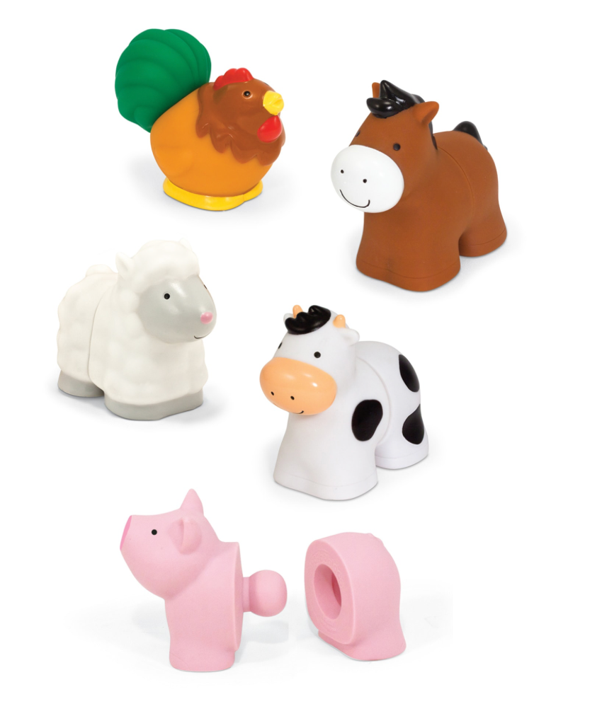 Pop Blocs Farm Animals Learning Toy