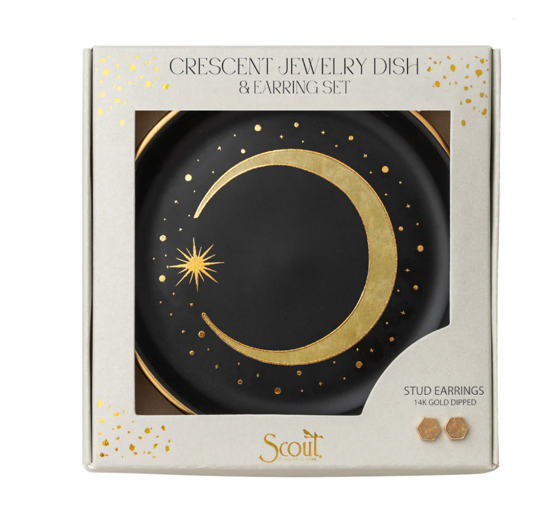 Jewelry Dish & Studs Set