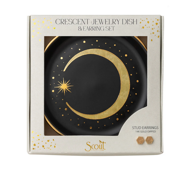Jewelry Dish & Studs Set
